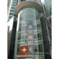 15mm Architectural Safety Curved Tempered Glass With Ccc Eu Ce Certificate For Sighseeing Lift